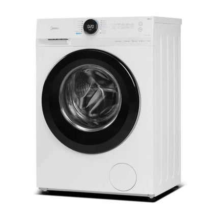 Midea Πλυντήριο Ρούχων 8Kg Lunar Series με Steam Care, Turbo Wash, Wi-Fi & 1400 Στροφές, MF200W80WB/W-CY Λευκό