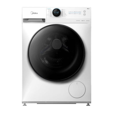 Midea Πλυντήριο Ρούχων 9Kg με Steam Care, Turbo Wash, Wi-Fi & 1400 Στροφές, MF200W90B/W-GR Λευκό