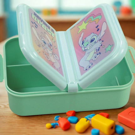 Disney Stitch Lunch Σετ με Φαγητοδοχείο & Παγούρι Αλουμινίου 520ml 4+ Ετών