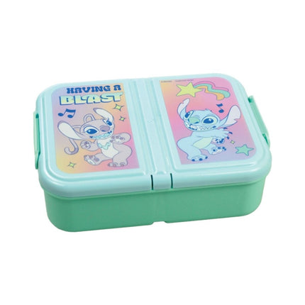 Disney Stitch Lunch Σετ με Φαγητοδοχείο & Παγούρι Αλουμινίου 520ml 4+ Ετών