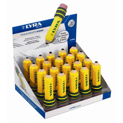 LYRA Temagraph Γόμα – Σβηστήρι Eraser Σχεδίου για Καθαρό & Ακριβές Σβήσιμο L-7417201