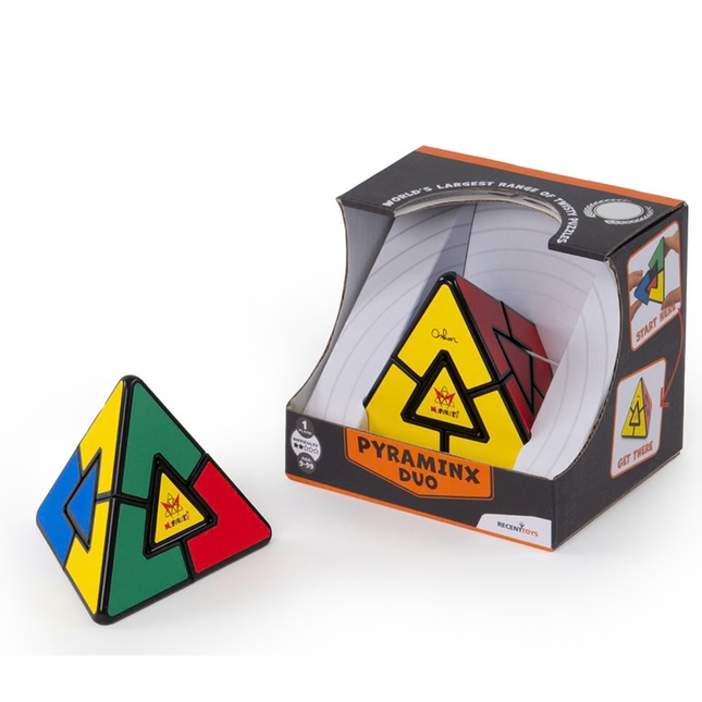 Meffert’s Πυραμίδα Duo Puzzle Έξυπνο Τρισδιάστατο Παζλ με Διπλή Πρόκληση M5071 9+Ετών