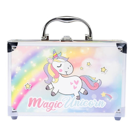 Magic Unicorn Παιδικό Βαλιτσάκι Μακιγιάζ Μονόκερος με Καθρέφτη και Αξεσουάρ 5+ Ετών