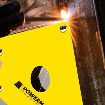 POWERMAT  Μαγνητική Γωνία Ηλεκτροσυγκόλλησης 45° 90° 135° έως 11.5Kg PM-SKM-11.5 Κίτρινο