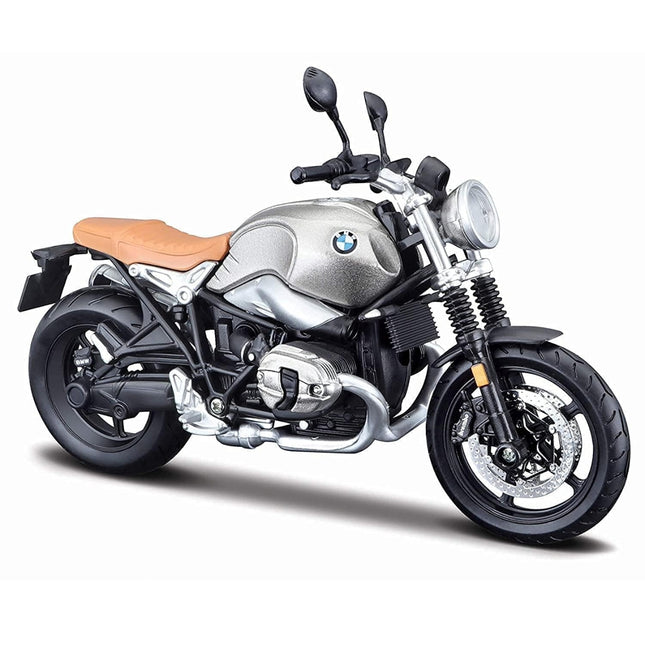 MAISTO Μινιατούρα Μοτοσυκλέτας BMW R nineT Scrambler 1:12, 32701 Μεταλλικό Γκρι, 3+ Ετών