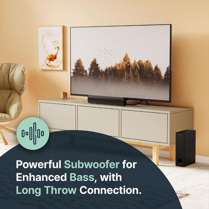 Majority Bowfell Plus Soundbar 2.1 50W με Subwoofer, Bluetooth & USB