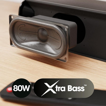 Majority NAGA 40 Soundbar 2.1 80W με Ενσωματωμένο Subwoofer, Bluetooth & HDMI ARC