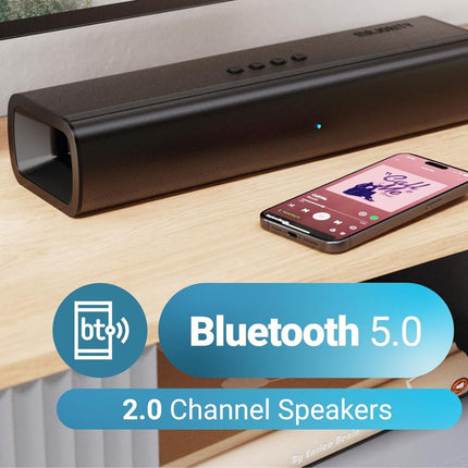 Majority NAGA 40 Soundbar 2.1 80W με Ενσωματωμένο Subwoofer, Bluetooth & HDMI ARC