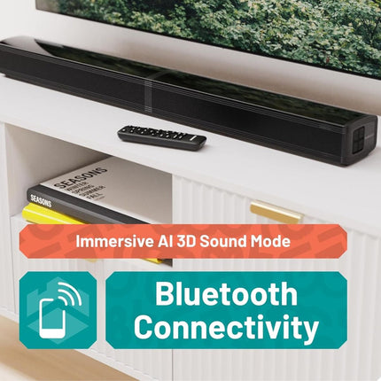 Majority Oakcastle SB80 Soundbar 120W 2 σε 1 με Αποσπώμενα Ηχεία, Bluetooth & HDMI ARC