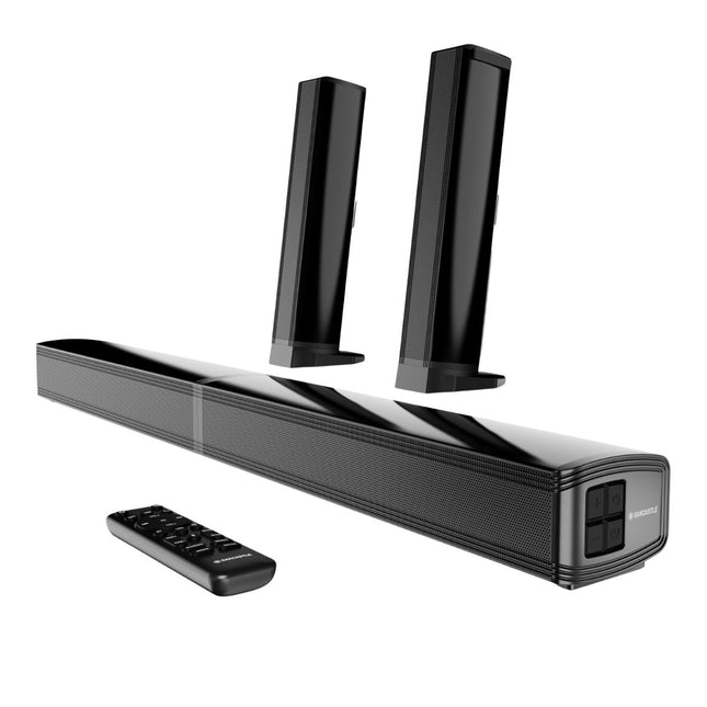 Majority Oakcastle SB80 Soundbar 120W 2 σε 1 με Αποσπώμενα Ηχεία, Bluetooth & HDMI ARC