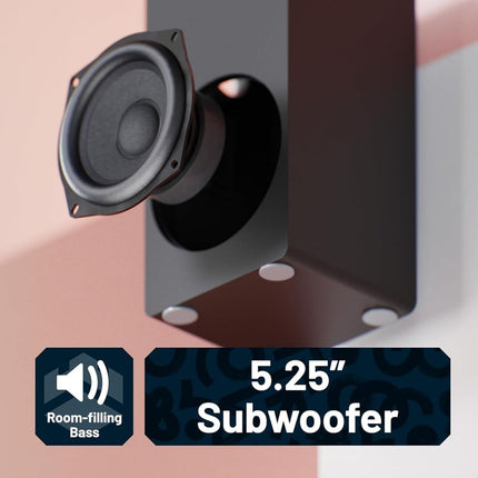 Majority Oakcastle SB80 XTRA Soundbar 200W 2 σε 1 με Ασύρματο Subwoofer, Bluetooth & HDMI ARC