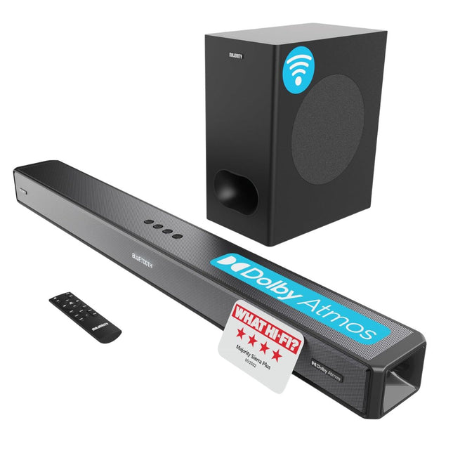 Majority Sierra Plus Soundbar 2.1.2 400W με Dolby Atmos & Ασύρματο Subwoofer