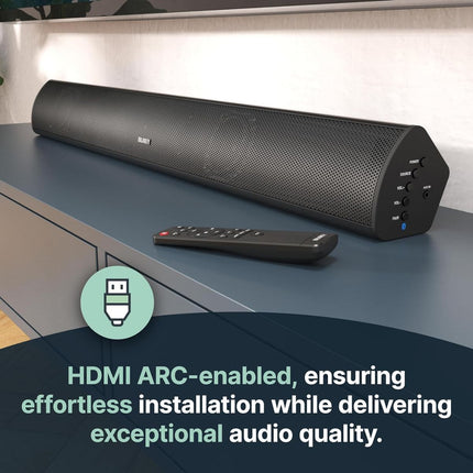 Majority Teton Plus Soundbar 2.1 με Ασύρματο Subwoofer, Bluetooth & HDMI ARC