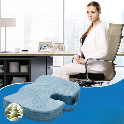 Μαξιλάρι Καθίσματος Bamboo Memory Foam για Υποστήριξη Πλάτης