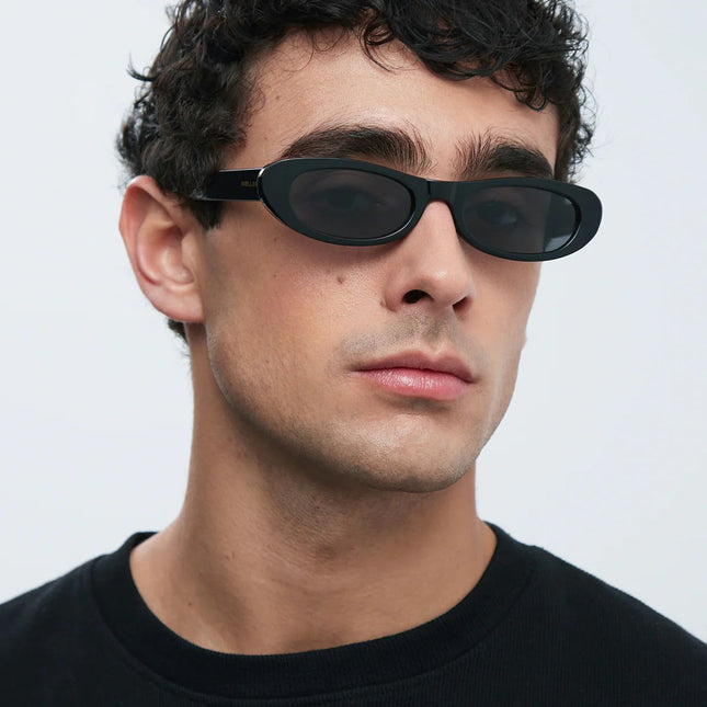 MELLER MALAIKA Οβάλ Γυαλιά Ηλίου Cat-Eye με Μαύρους Polarized Φακούς UV400 ML-TUTCAR All Black