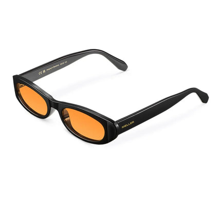 MELLER MALAIKA Unisex Οβάλ Γυαλιά Ηλίου Cat-Eye με Πορτοκαλί Φακούς UV400 ML-TUTORANGE Black Orange
