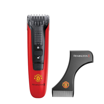 Remington Beard Boss Manchester United Επαναφορτιζόμενο Τρίμερ Γενειάδας με Λεπίδες CaptureTrim, Ρυθμιζόμενο Μήκος Κοπής & Αυτονομία έως 40 Λεπτά MB4128