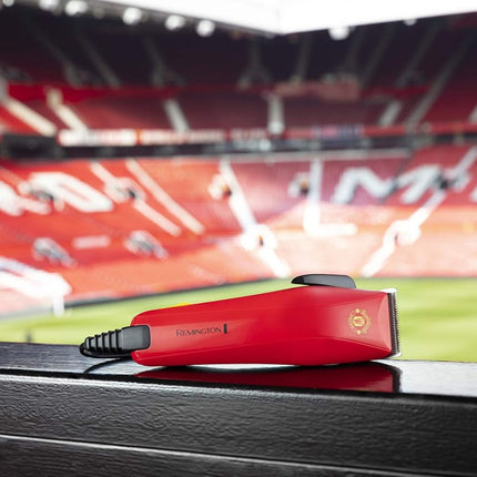 Remington ColourCut Manchester United Ηλεκτρική Κουρευτική Μηχανή Μαλλιών με 9 Χρωματιστές Χτένες & Ανοξείδωτες Λεπίδες HC5038