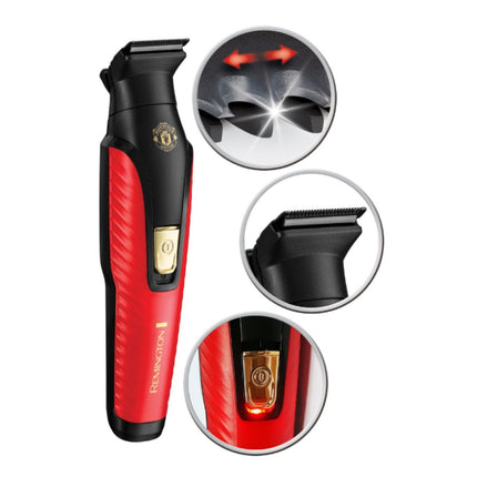 Remington Graphite Series G4 Manchester United Επαναφορτιζόμενο Πολυεργαλείο Grooming 7 σε 1 για Πρόσωπο & Σώμα με Λεπίδες Γραφίτη PG4005