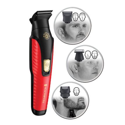 Remington Graphite Series G4 Manchester United Επαναφορτιζόμενο Πολυεργαλείο Grooming 7 σε 1 για Πρόσωπο & Σώμα με Λεπίδες Γραφίτη PG4005