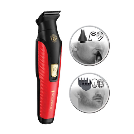 Remington Graphite Series G4 Manchester United Επαναφορτιζόμενο Πολυεργαλείο Grooming 7 σε 1 για Πρόσωπο & Σώμα με Λεπίδες Γραφίτη PG4005