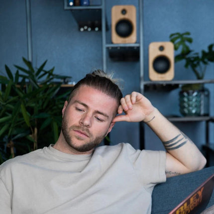 House of Marley Get Together Duo Ασύρματα Ηχεία Βιβλιοθήκης Bluetooth με Στερεοφωνική Σύνδεση και Φορητή Λειτουργία JA019