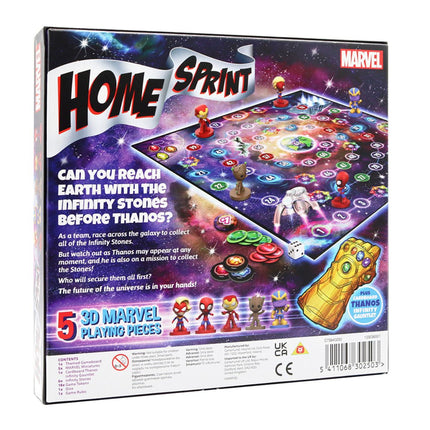 Marvel Home Sprint Avengers Επιτραπέζιο Συνεργασίας με Infinity Stones και 3D Φιγούρες 6+ Ετών