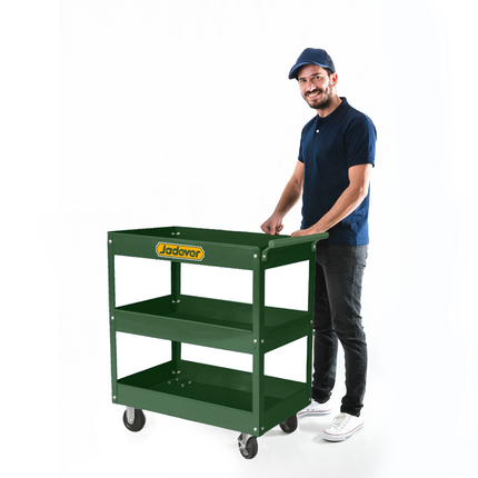 JADEVER Φορητός Εργαλειορέας Τρόλεϊ με 3 Ράφια