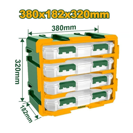 JADEVER Modular Σετ Αποθήκευτικών Κουτιών 4 τμχ 38×18,2×32 cm