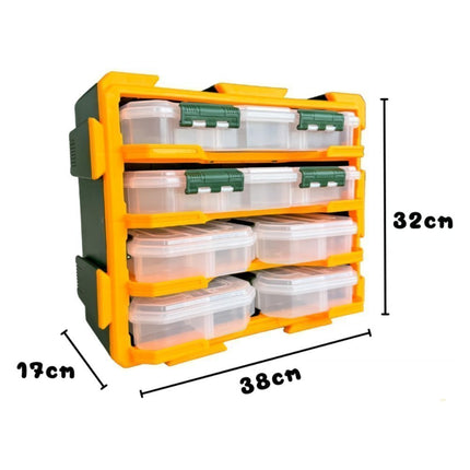 JADEVER Modular Σετ Αποθήκευτικών Κουτιών 6 τμχ 38×18,2×32 cm