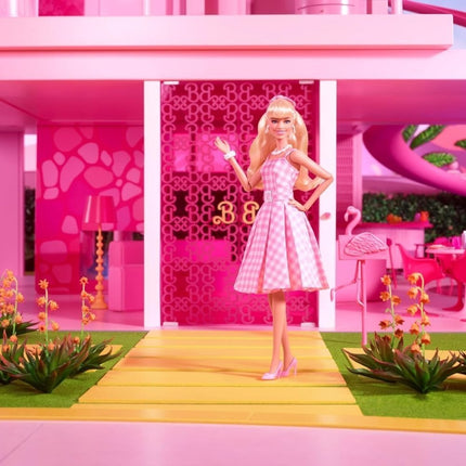 MATTEL BARBIE MOVIE PINK GINGHAM DRESS HPJ96
