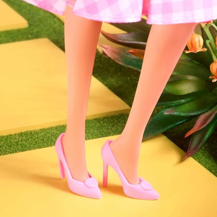 MATTEL BARBIE MOVIE PINK GINGHAM DRESS HPJ96