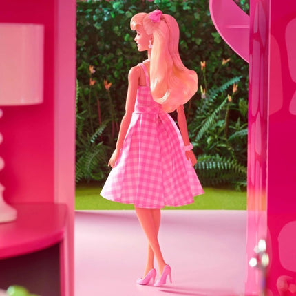 MATTEL BARBIE MOVIE PINK GINGHAM DRESS HPJ96