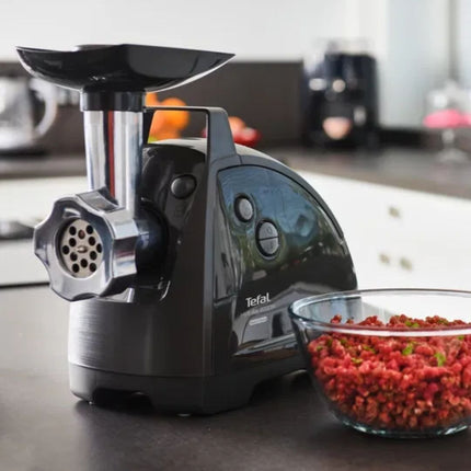 MOULINEX HV8 Plus 4σε1 Πολυλειτουργική Κρεατομηχανή 2000W με Αντίστροφη Λειτουργία & Αξεσουάρ για Κεμπέπ και Λουκάνικα ME682827
