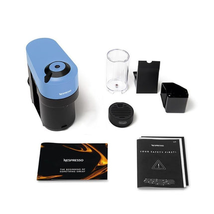 Nespresso Vertuo Pop Μηχανή Καφέ με Centrifusion™ Τεχνολογία & 6 Μεγέθη Ροφημάτων για Κάψουλες Vertuo,19bar Pacific Blue, Γαλάζιο
