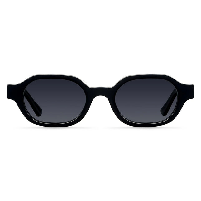 MELLER CUMBI Unisex Polaroid Γυαλιά Ηλίου με Μαύρο Κοκκάλινο Σκελετό και Μαύρο Φακό CU-TUTCAR, All Black