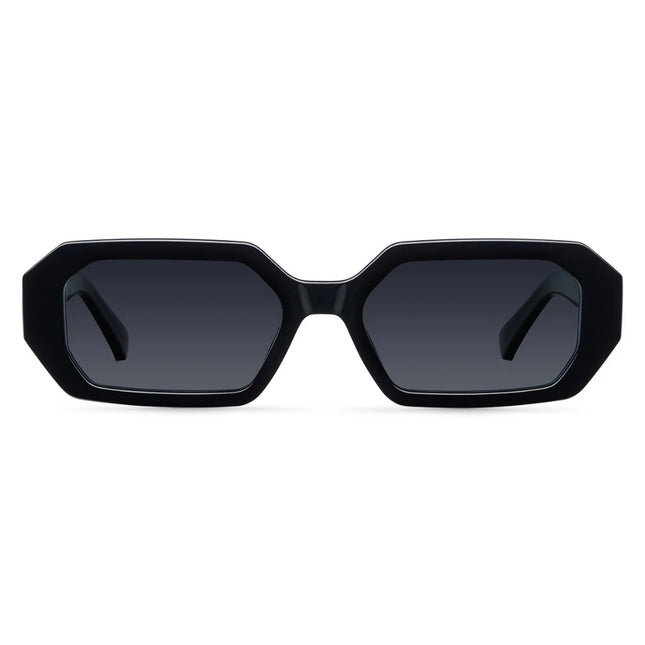 MELLER ESI Unisex Polaroid Γυαλιά Ηλίου με Μαύρο Κοκκάλινο Σκελετό και Μαύρο Φακό ES-TUTCAR, All Black