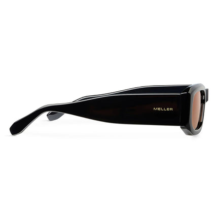 MELLER KIRA Unisex Polaroid Γυαλιά Ηλίου με Μαύρο Κοκκάλινο Σκελετό και Καφέ Φακό KIR-TUTGBROWN, Black Brown