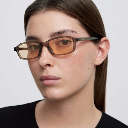 MELLER PULA Unisex Polaroid Γυαλιά Ηλίου με Camel Κοκκάλινο Σκελετό και Κίτρινο Φακό PU-CAMELSUN, Camel Yellow