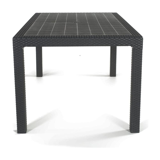 Keter Melody Τραπέζι Κήπου, Κομψή Rattan Όψη, Ανθεκτικό &amp; Κατάλληλο για 6 Άτομα