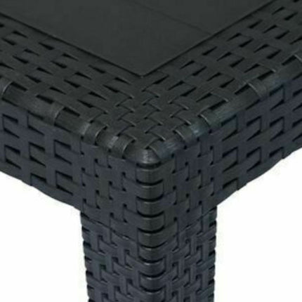 Keter Melody Τραπέζι Κήπου, Κομψή Rattan Όψη, Ανθεκτικό &amp; Κατάλληλο για 6 Άτομα