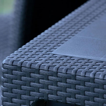 Keter Melody Τραπέζι Κήπου, Κομψή Rattan Όψη, Ανθεκτικό &amp; Κατάλληλο για 6 Άτομα