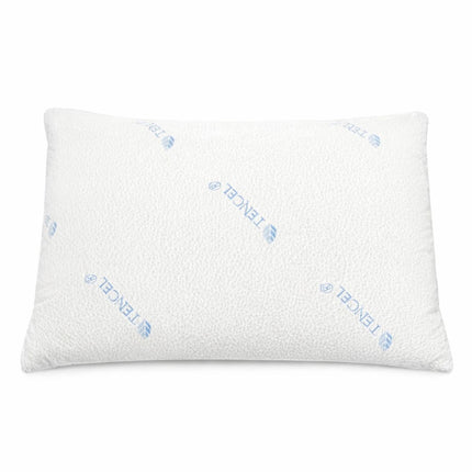 Μαξιλάρι Ύπνου Memory Foam 50x70cm με Αφρό Μνήμης & Αφαιρούμενη Βαμβακερή Επένδυση