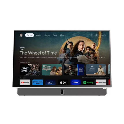 METZ Google LED Φορητή Smart Τηλεόραση 24″ Full HD με Μπαταρία & Google TV 24MPE7000Z Άσπρο/ Μαύρο