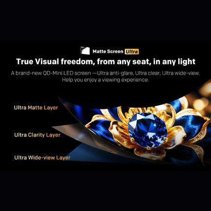 METZ NEXO Τηλεόραση 65″ QLED Mini LED 4K Google TV με Dolby Vision IQ & 120Hz 65MNH7000