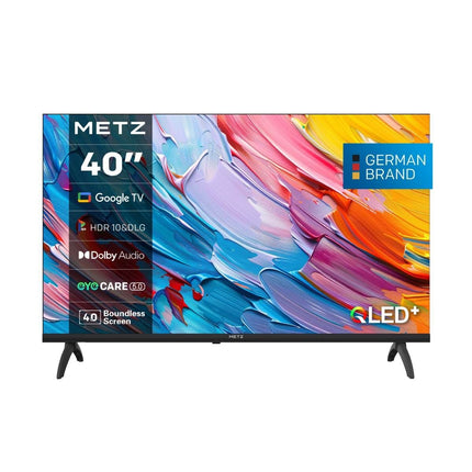 METZ QLED Full HD Smart Τηλεόραση 40″ με Google TV & Dolby Digital Plus 40MQE7000Z Μαύρο