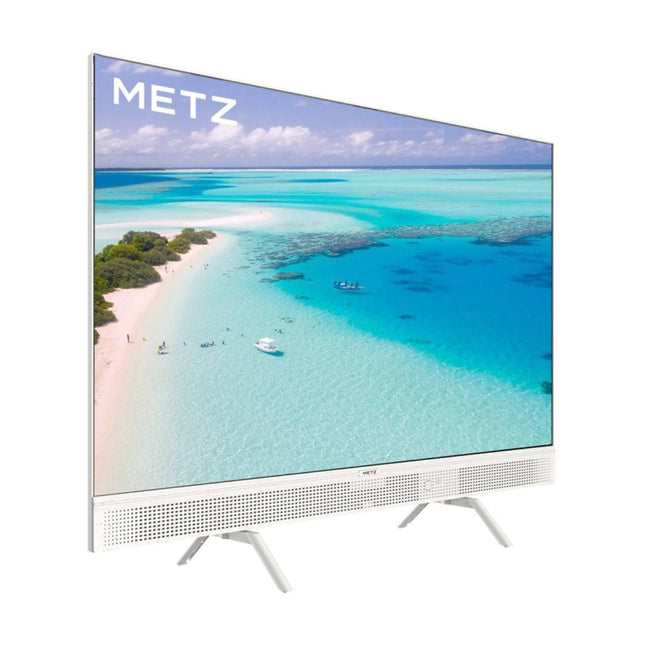 METZ QLED HD Smart Τηλεόραση 32″ Λευκή με Google TV & Dolby Vision 32MQE7100Z Άσπρο