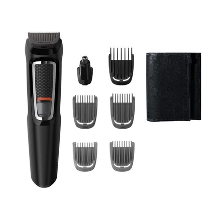 PHILIPS Series 3000 Multigroom 7σε1 Επαναφορτιζόμενο Τρίμερ με 7 Εξαρτήματα Περιποίησης, Αυτοακονιζόμενες Λεπίδες, 5 Χτένες & έως 60 Λεπτά Χρόνο Λειτουργίας MG3720/15