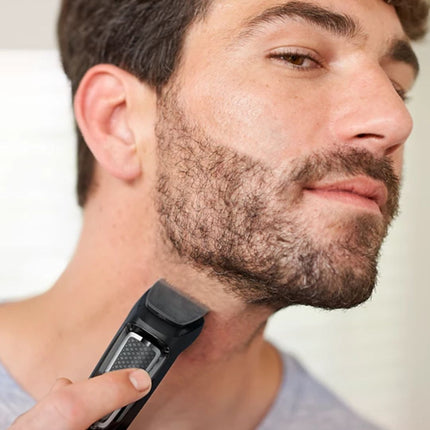 PHILIPS Series 3000 Multigroom 9σε1 Επαναφορτιζόμενη Κουρευτική Μηχανή για Πρόσωπο & Μαλλιά με 9 Λειτουργίες, Αυτοακονιζόμενες Λεπίδες, Ρυθμιζόμενες Χτένες & έως 60 Λεπτά Χρόνο Λειτουργίας MG3740/15