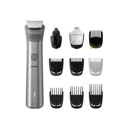 PHILIPS Series 5000 All-in-One 10σε1 Επαναφορτιζόμενη Κουρευτική Μηχανή με 10 Εργαλεία Styling, Αυτοακονιζόμενες Λεπίδες, Τεχνολογία BeardSense, 11 Ρυθμίσεις Μήκους 0,5-16 mm & 120 Λεπτά Χρόνο Λειτουργίας MG5920/15